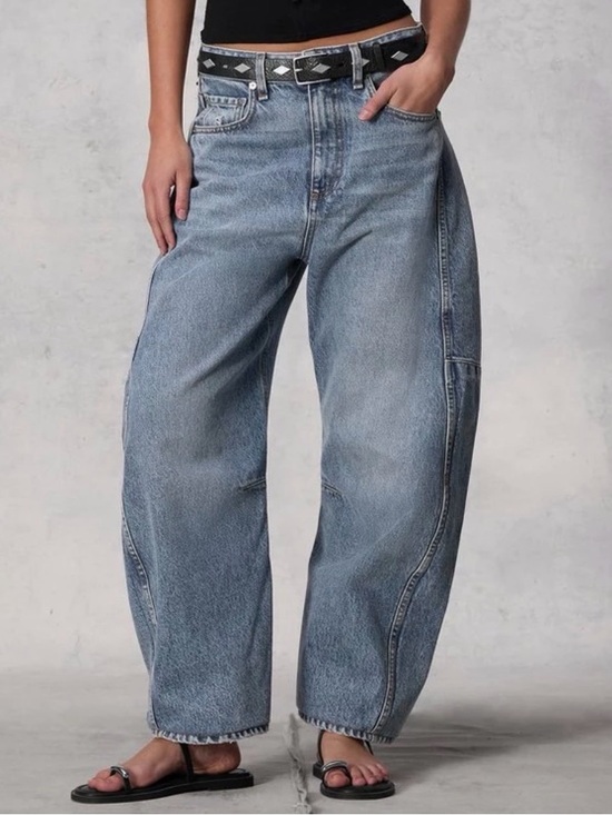 rag & bone Denim - "The Charlie" High-Rise Barrel Jeans